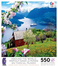 Cover art for Ceaco Around the World Puzzle Ulvikfjord, Norway 550 Pieces