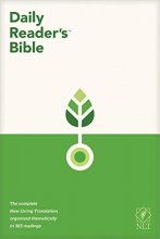 Cover art for NLT Daily Reader's Bible (Red Letter, Hardcover)