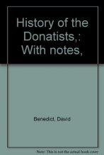 Cover art for History of the Donatists: With Notes