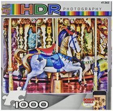 Cover art for MasterPieces HDR Photography Prancing Ponies Jigsaw Puzzle, Art by Paul Paddison, 1000-Piece