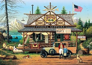 Cover art for Buffalo Games - Charles Wysocki - Proud Lil' Angler - 300 Large Piece Jigsaw Puzzle