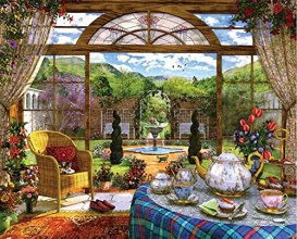 Cover art for Springbok's 350 Piece Jigsaw Puzzle The Conservatory - Made in USA