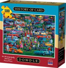 Cover art for History of Cars 500 Piece Puzzle