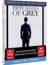Cover art for Fifty Shades of Grey Blu-ray Collectible Steelbook