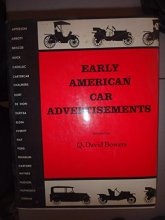 Cover art for Early American Car Advertisements