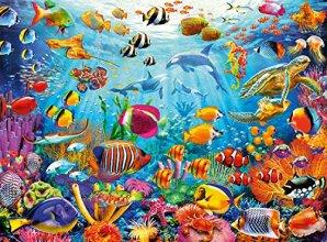 Cover art for Buffalo Games - Reef Rush Hour - 1000 Piece Jigsaw Puzzle