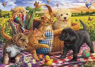 Cover art for Buffalo Games - Picnic Pals - 300 Large Piece Jigsaw Puzzle