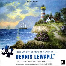 Cover art for White Cliff Bay by Dennis Lewan 1000 Piece Puzzle