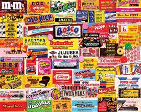 Cover art for White Mountain Puzzles Candy Wrappers - 1000 Piece Collage Jigsaw Puzzle