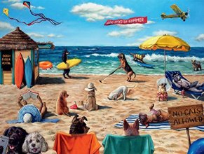 Cover art for Buffalo Games - Ruff Summer - 750 Piece Jigsaw Puzzle