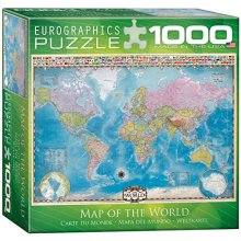 Cover art for EuroGraphics Small Box Map of The World with Flags Puzzle (1000 Piece)