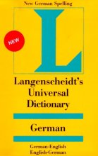 Cover art for Langenscheidt's Universal German Dictionary: German-English English-German (English and German Edition)