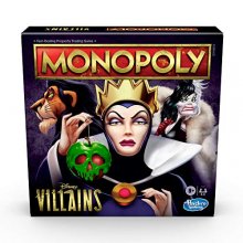 Cover art for Monopoly: Disney Villains Edition Board Game for Kids Ages 8 and Up, Play as a Classic Disney Villain