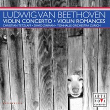 Cover art for Violin Concerto, Violin Romances (Christian Tetzlaff)