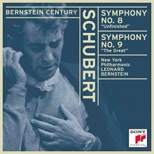 Cover art for Symphonies Nos. 8 "Unfinished" & 9 "The Great" (Bernstein Century)