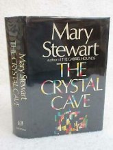Cover art for Mary Stewart THE CRYSTAL CAVE 1970 William Morrow, NY Early Printing MERLIN