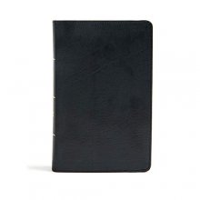 Cover art for CSB Large Print Personal Size Reference Bible, Black LeatherTouch