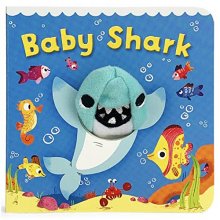 Cover art for Baby Shark Finger Puppet Board Book, Gifts for Birthdays, Baby Showers, Little Shark Lovers, Preschoolers, and More! Ages 1-4 (Finger Puppet Book)