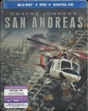 Cover art for San Andreas Limited Edition Exclusive Steelbook (Blu-Ray + DVD UltraViolet)