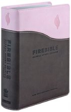 Cover art for New International Version Fire Bible Chocolate/Pink Flexisoft Leather (Hendrickson Bibles)