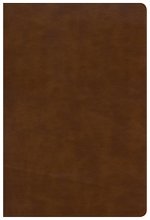 Cover art for NKJV Large Print Ultrathin Reference Bible Black Letter Edition, British Tan LeatherTouch