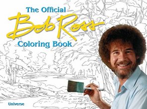 Cover art for The Bob Ross Coloring Book