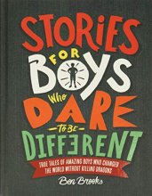 Cover art for Stories for Boys Who Dare to Be Different: True Tales of Amazing Boys Who Changed the World without Killing Dragons (The Dare to Be Different Series)