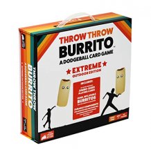 Cover art for Throw Throw Burrito by Exploding Kittens: Extreme Outdoor Edition - A Dodgeball Card Game - Family-Friendly Party Games - Card Games for Adults, Teens & Kids