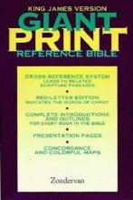 Cover art for KJV Giant Print Reference Bible, Personal Size Value Edition, Black Imitation Leather