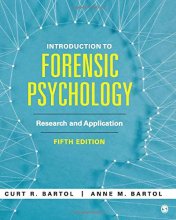 Cover art for Introduction to Forensic Psychology: Research and Application