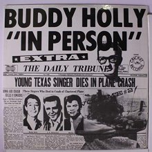 Cover art for Buddy Holly "In Person" Vinyl Lp