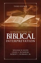 Cover art for Introduction to Biblical Interpretation: Third Edition