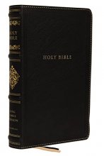 Cover art for KJV, Personal Size Reference Bible, Sovereign Collection, Genuine Leather, Black, Red Letter, Comfort Print: Holy Bible, King James Version
