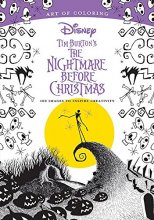 Cover art for Art of Coloring: Tim Burton's The Nightmare Before Christmas: 100 Images to Inspire Creativity