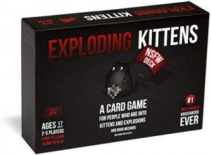 Cover art for Exploding Kittens NSFW - ADULT Russian Roulette Card Game- Card Games for Adults & Teens - 2-5 Players, Black