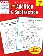 Cover art for Scholastic Success with Addition & Subtraction, Grade 3 (Success With Math)