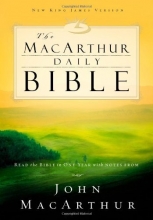 Cover art for The MacArthur Daily Bible: Read the Bible in One Year, with Notes from John MacArthur