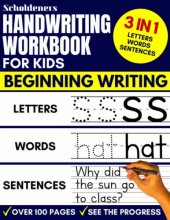 Cover art for Handwriting Workbook for Kids: 3-in-1 Writing Practice Book to Master Letters, Words & Sentences