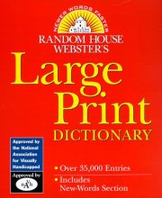 Cover art for Random House Webster's Large Print Dictionary