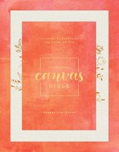 Cover art for The Message Canvas Bible (Canvas-Look, Gold Leaf): Coloring and Journaling the Story of God