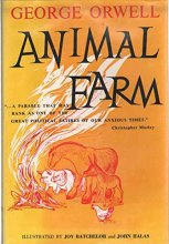 Cover art for Animal Farm 1954 Hardcover Illustrated by Joy Batchelor