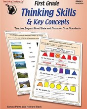 Cover art for First Grade Thinking Skills & Key Concepts Workbook - Teaches Beyond Most State & Common Core Standards (Grade 1)