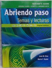 Cover art for Pearson - Abriendo paso: Temas y lecturas - Teacher's Guide