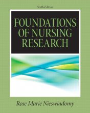 Cover art for Foundations in Nursing Research (6th Edition) (Nieswiadomy, Foundations of Nursing Research)