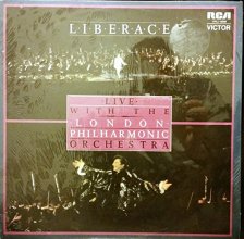 Cover art for Liberace Live With The London Philharmonic Orchestra