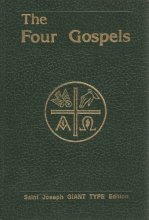Cover art for The New American Bible The Four Gospels Saint Joseph Giant Type Edition