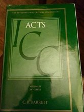 Cover art for Acts 15-28, A Critical and Exegetical Commentary on the Acts of the Apostles (International Critical Commentary), Volume 2