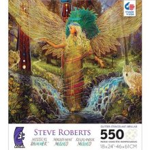 Cover art for Mystical Shimmer: Angel Haniel - 550 Piece Jigsaw Puzzle