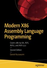 Cover art for Modern X86 Assembly Language Programming: Covers x86 64-bit, AVX, AVX2, and AVX-512