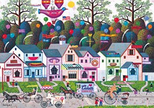Cover art for Buffalo Games - Charles Wysocki - Confection Street - 300 Large Piece Jigsaw Puzzle